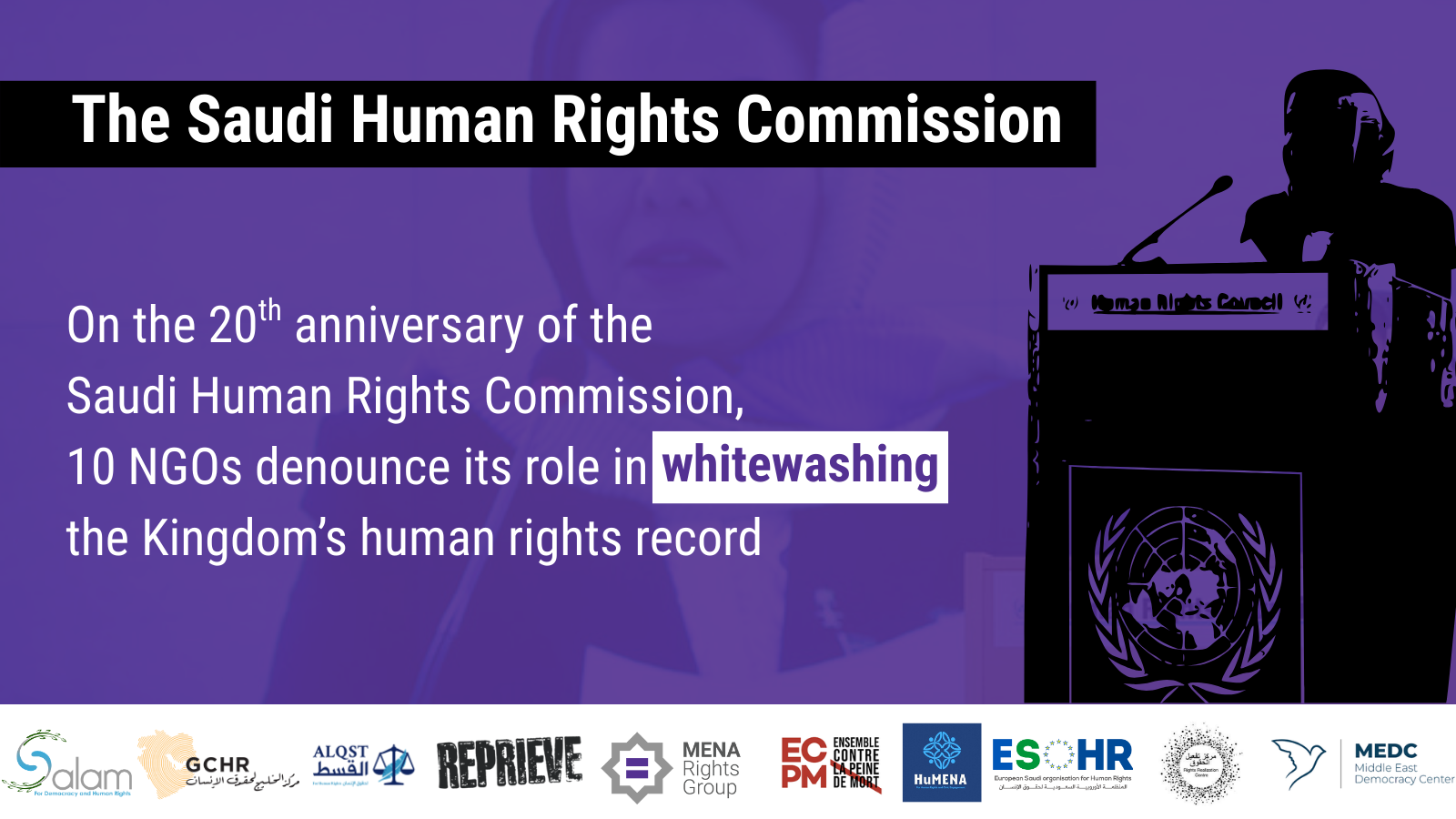 The Saudi Human Rights Commission: 20 years of whitewashing the Kingdom’s human rights record