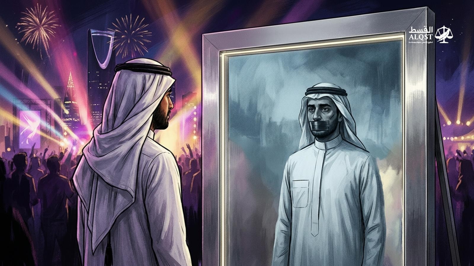 تُطلق منظمة القسط حملةً تُسلّط الضوء على التباين بين الصورة المصقولة التي تروّج لها السعوديّة والواقع الفعلي لحقوق الإنسان على الأرض